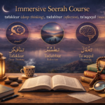 Immersive Seerah Course: tafakkur (deep thinking), tadabbur (reflection), and ta‘aqqul (reasoning)